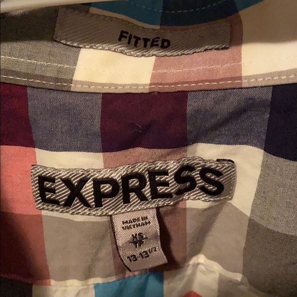 Express Men’s XS Fitted Dress Shirt - Picture 2 of 3